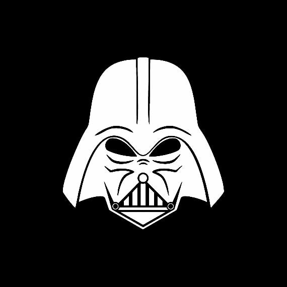 Star Wars 'Darth Vader | Head' Vinyl Car Sticker