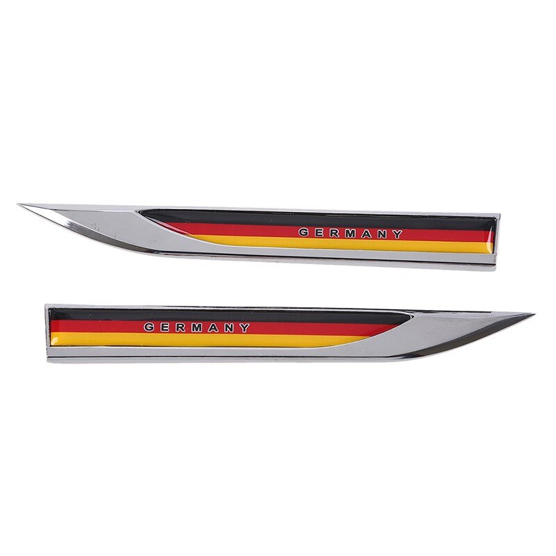 Side Fender Knife 'Germany Emblem Flag' Metal Car Sticker