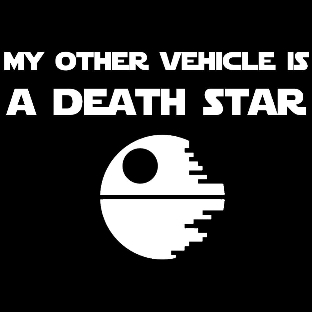 Star Wars 'My Other Vehicle Is A Death Star' Vinyl Car Sticker