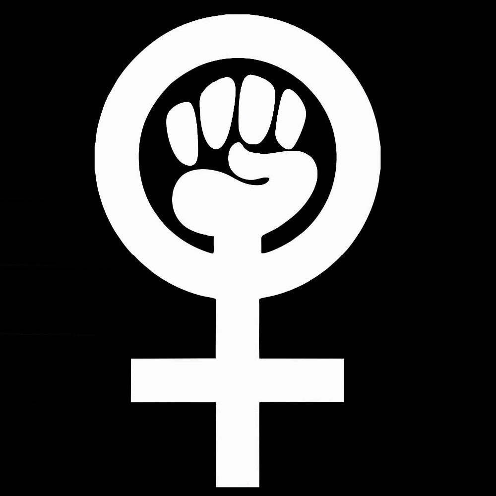 Feminist Fist Vinyl Car Sticker