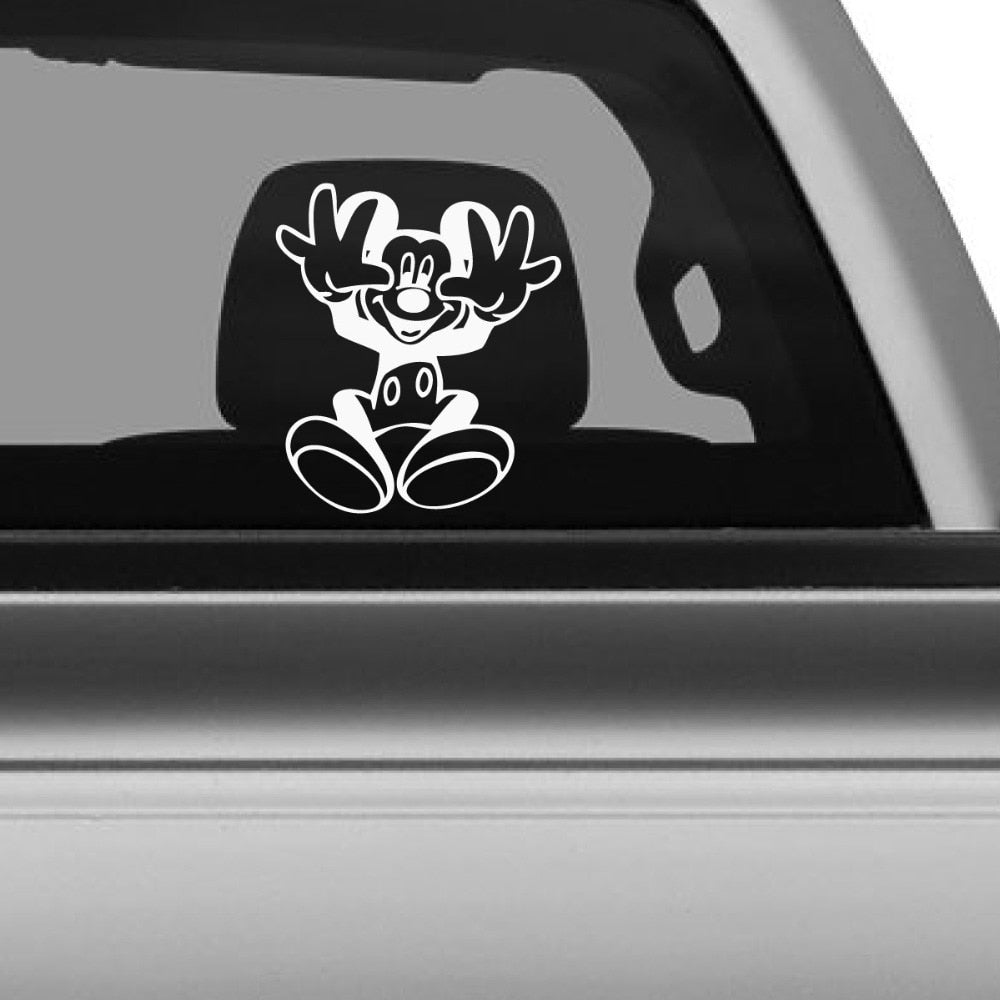 Mickey Mouse Clubhouse 'Mickey | Showing Hand' Vinyl Car Sticker