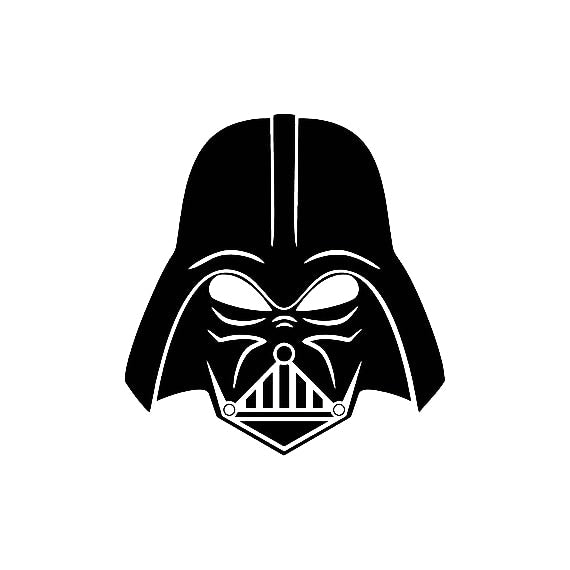 Star Wars 'Darth Vader | Head' Vinyl Car Sticker