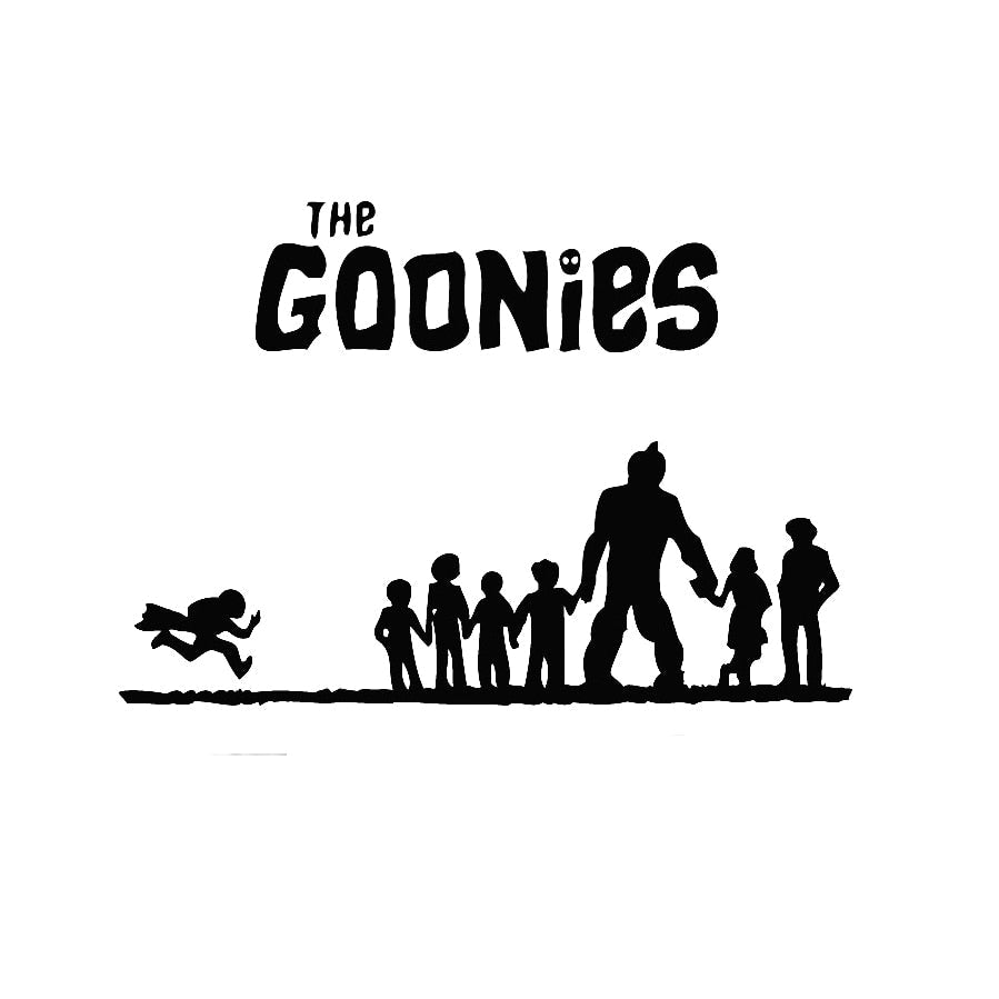 The Goonies 'Logo | Group' Vinyl Car Sticker