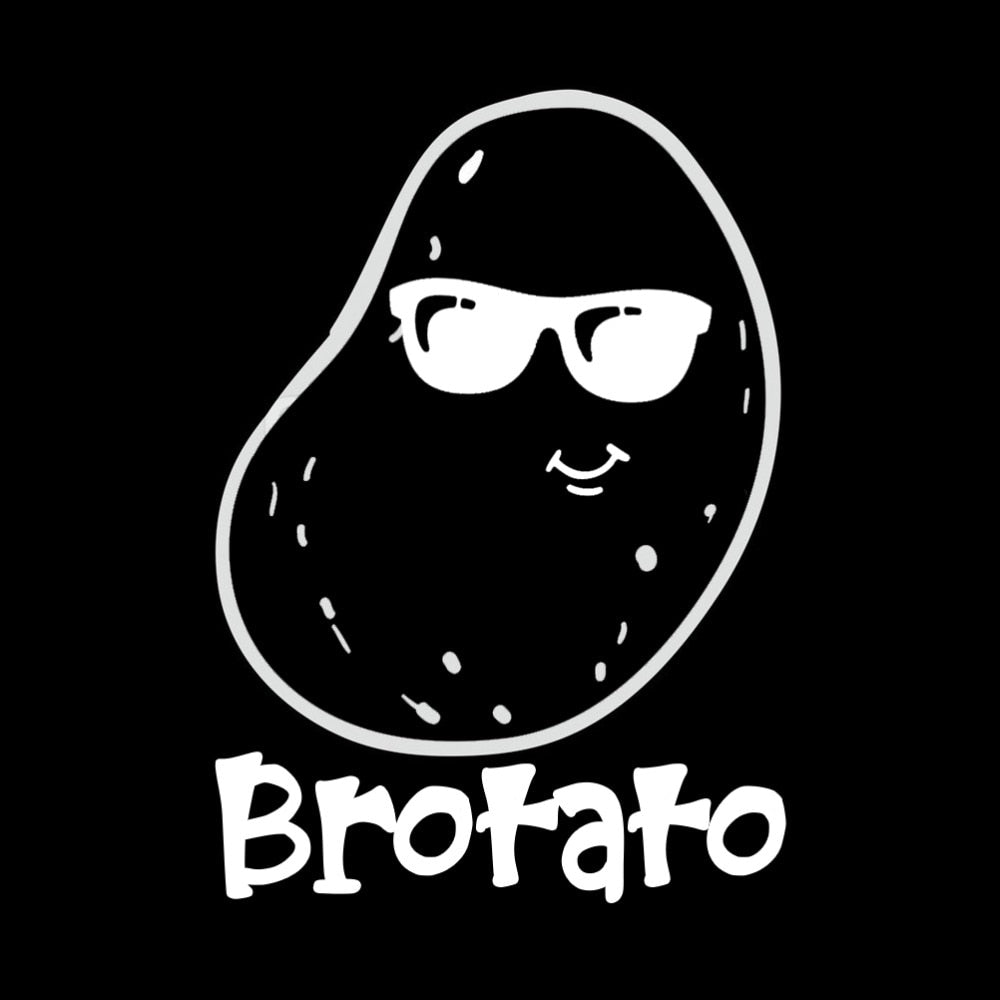 Brotato Potato 'Wearing Sunglasses' Vinyl Car Sticker