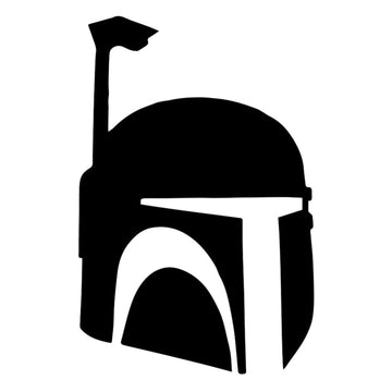 Star Wars 'Boba Fett Helmet' Vinyl Car Sticker