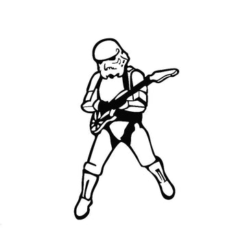 Star Wars 'Stormtrooper | Playing Guitar' Vinyl Car Sticker