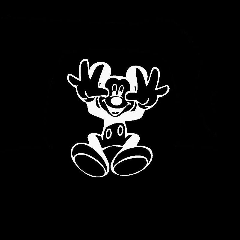 Mickey Mouse Clubhouse 'Mickey | Showing Hand' Vinyl Car Sticker