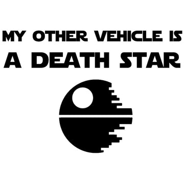 Star Wars 'My Other Vehicle Is A Death Star' Vinyl Car Sticker