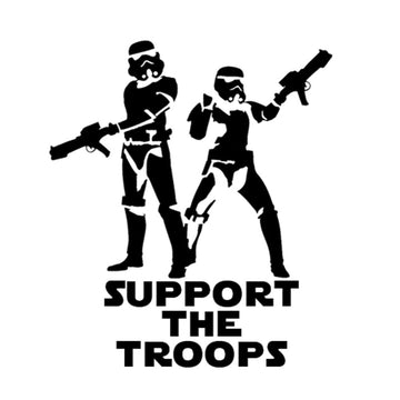 Star Wars 'Support The Troops' Vinyl Car Sticker
