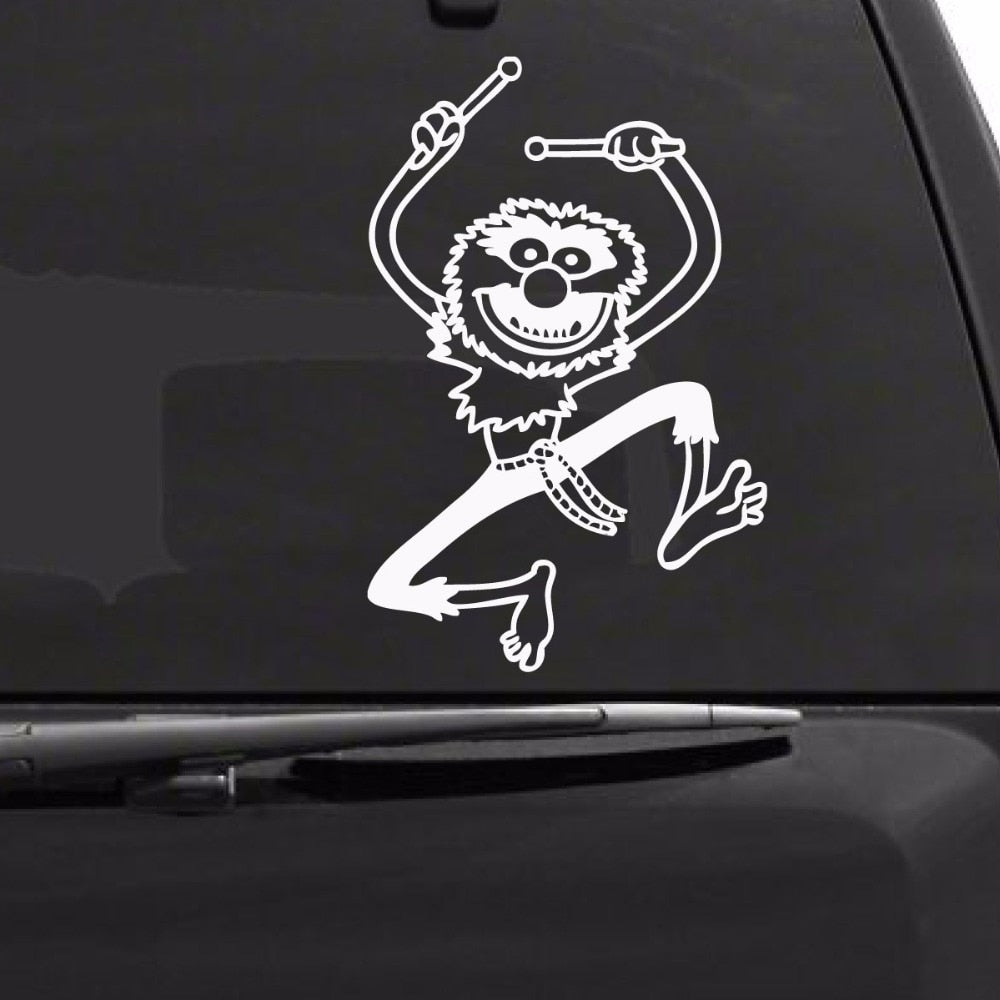 The Muppet Show 'Animal | Wild Drummer' Vinyl Car Sticker