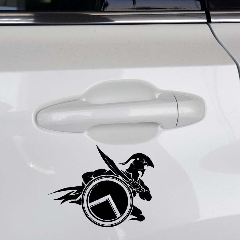 The 300 Spartans 'Spartan Warrior | Attacking' Vinyl Car Sticker