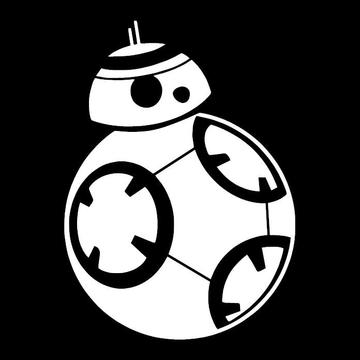 Star Wars 'BB-8 Droid' Vinyl Car Sticker