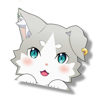 Re:Zero 'Blushing Puck' Vinyl Car Peeker Sticker