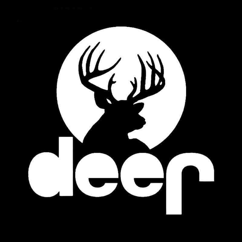 Deer x Jeep 'Silhouette' Vinyl Car Sticker