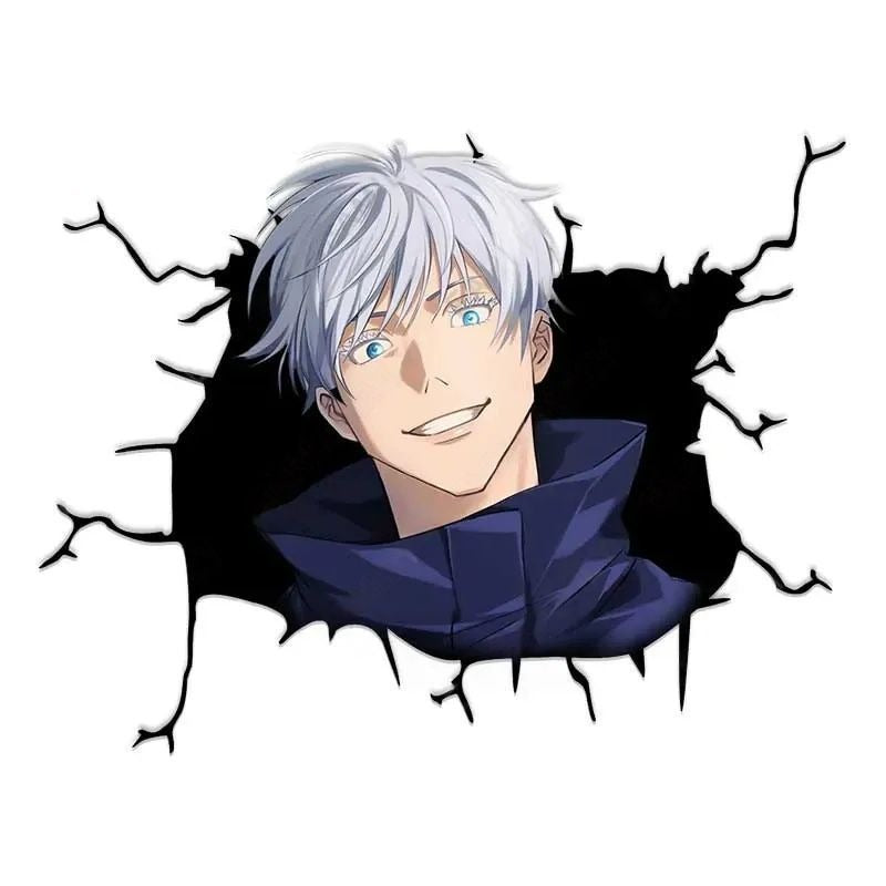 Jujutsu Kaisen 'Satoru Gojo | Happy Face' Car Window Vinyl Sticker
