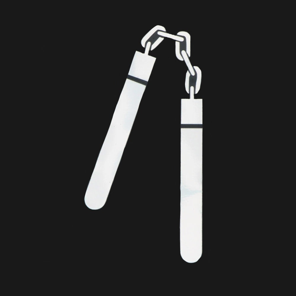 Martial Arts 'Nunchaku Weapon' Vinyl Car Sticker