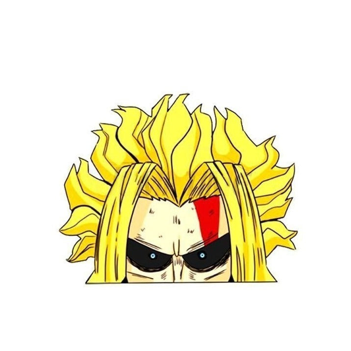 My Hero Academia 'Toshinori | All Might | Fierce' Vinyl Car Peeker Sticker