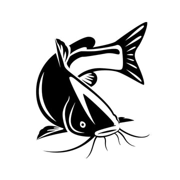 Catfish 'Waiting' Vinyl Car Sticker