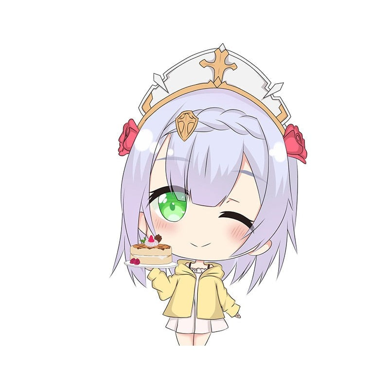 Genshin Impact 'Noelle | Winking' Vinyl Car Sticker