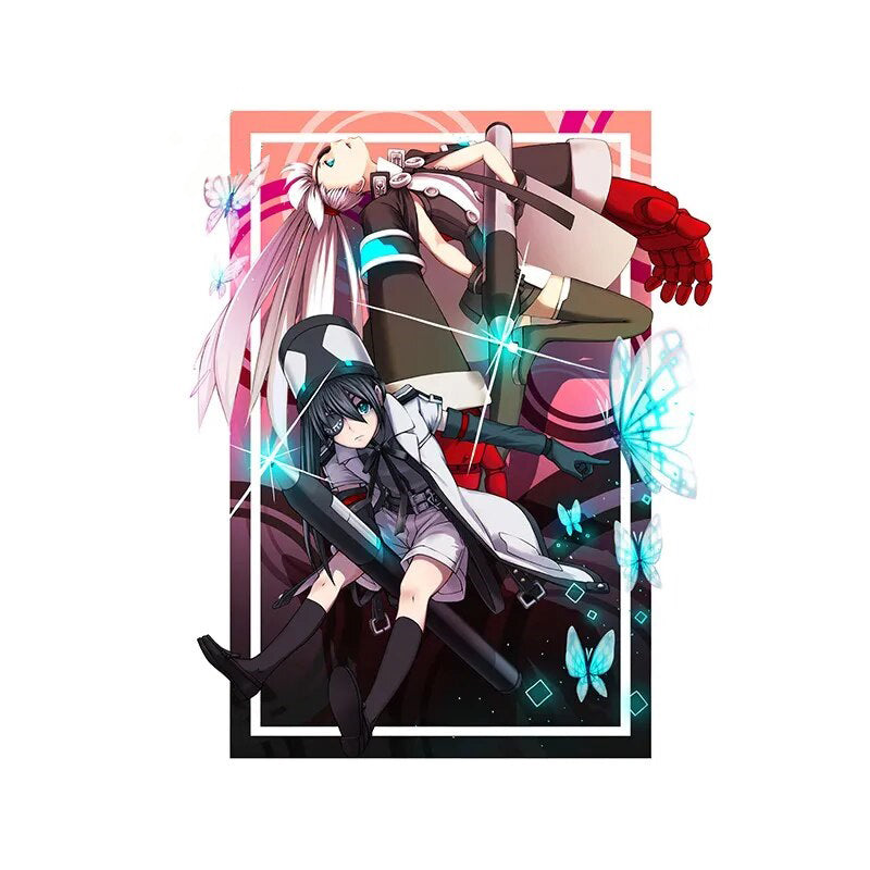 Black Butler 'Ciel and Pink Girl Hair' Vinyl Car Sticker