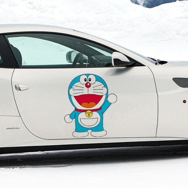 Doraemon 'Waving | Right' Vinyl Car Sticker