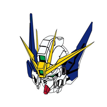 Mobile Suit 'Gundam Wing Zero | Head' Vinyl Car Sticker
