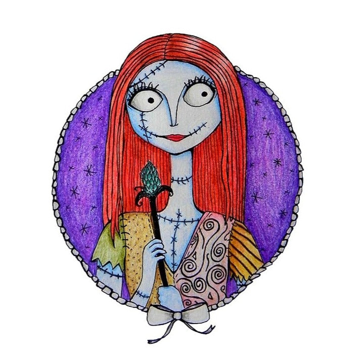 The Nightmare Before Christmas 'Sally | Portrait' Vinyl Car Sticker