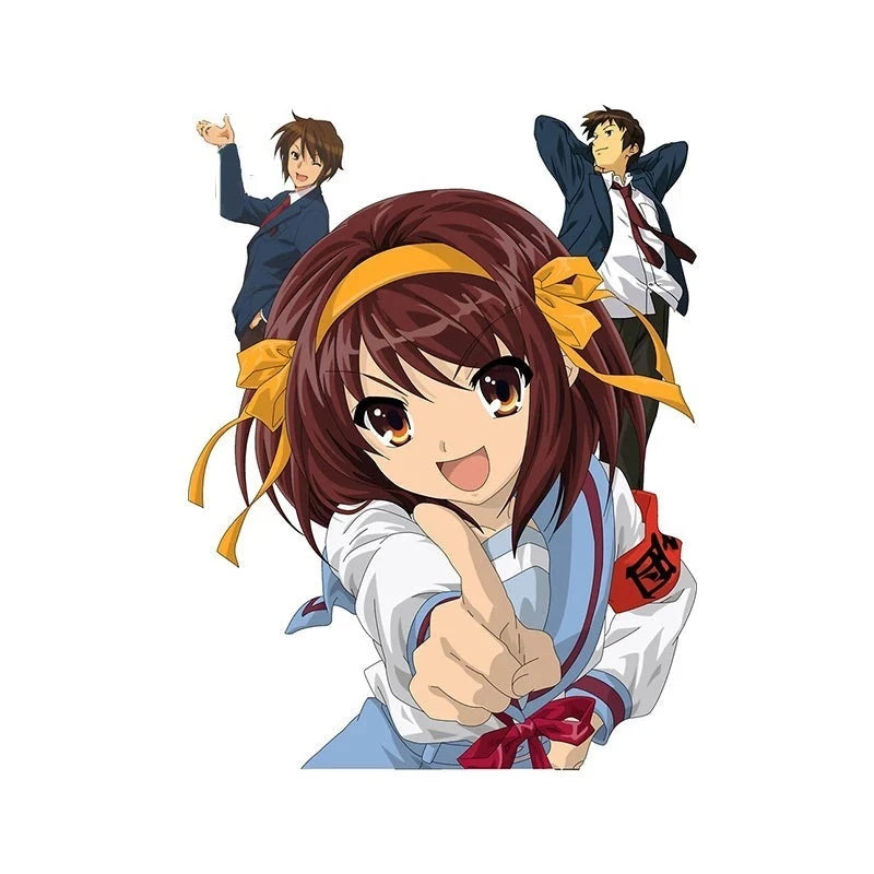 The Melancholy of Haruhi Suzumiya 'Haruhi | Kyon | Itsuki Koizumi' Vinyl Car Sticker