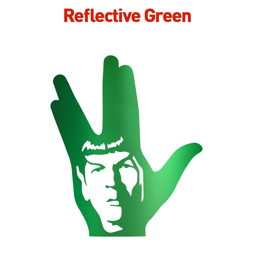 Star Trek 'Spock Face | Vulcan Salute' Vinyl Car Sticker
