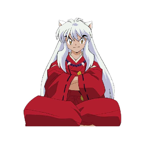 Inuyasha 'Inuyasha | Sitting' Vinyl Car Sticker