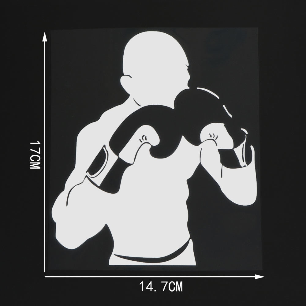 Boxing 'Boxer | Shadow' Vinyl Car Sticker