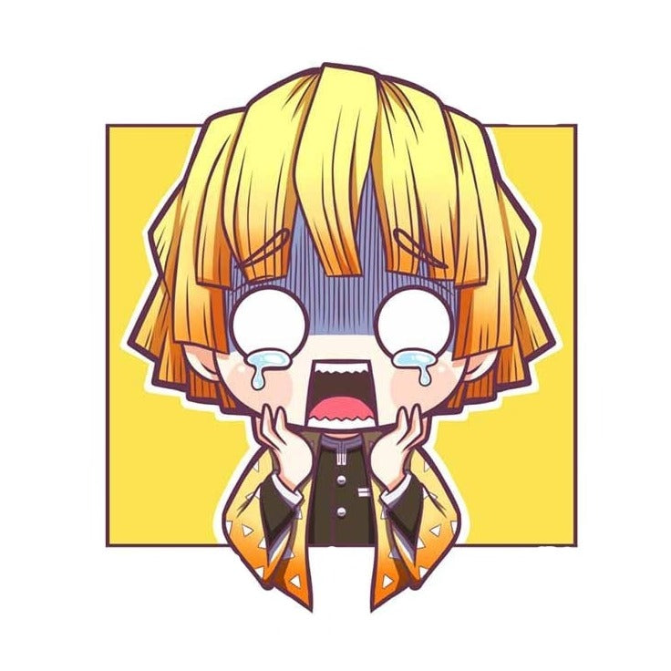 Demon Slayer 'Zenitsu | Crying Out Loud' Vinyl Car Sticker