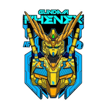 Mobile Suit 'Gundam Phenex' Vinyl Car Sticker