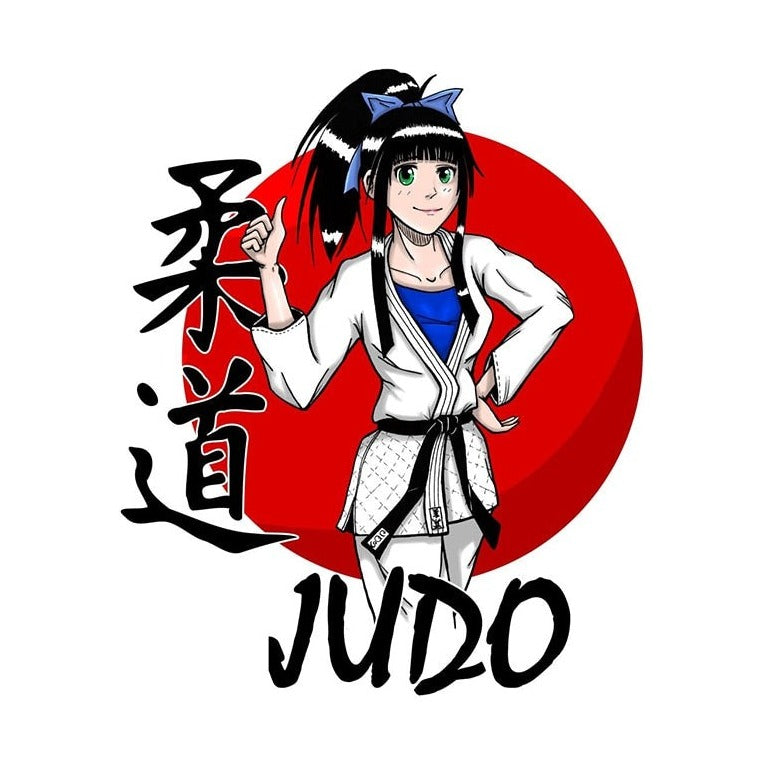 Jiu Jitsu 'Judo Girl' Vinyl Car Sticker