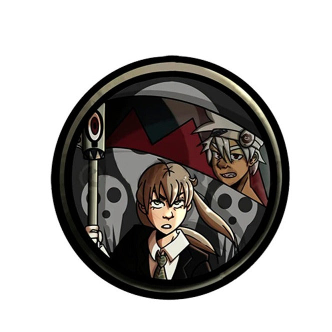 Soul Eater 'Maka and Evans | Round' Vinyl Car Sticker
