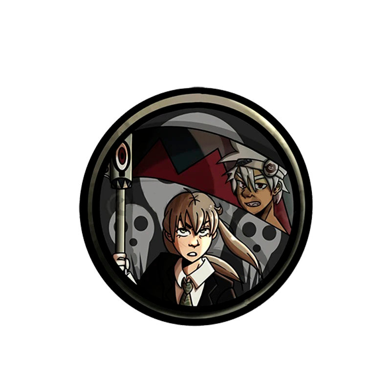 Soul Eater 'Maka and Evans | Round' Vinyl Car Sticker