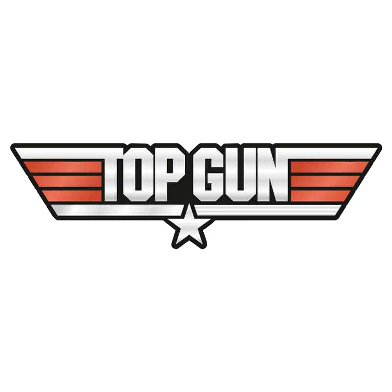 Top Gun 'Logo | 1.0' Vinyl Car Sticker