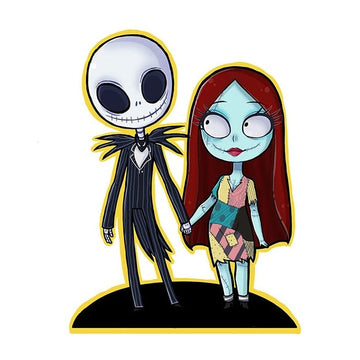 The Nightmare Before Christmas 'Jack And Sally | Holding Hands' Vinyl Car Sticker