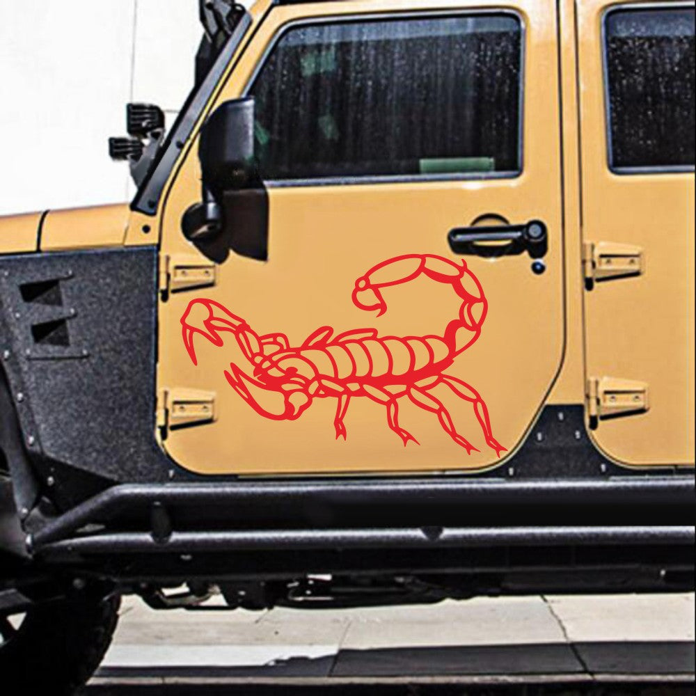 Comic Scorpions Vinyl Car Sticker