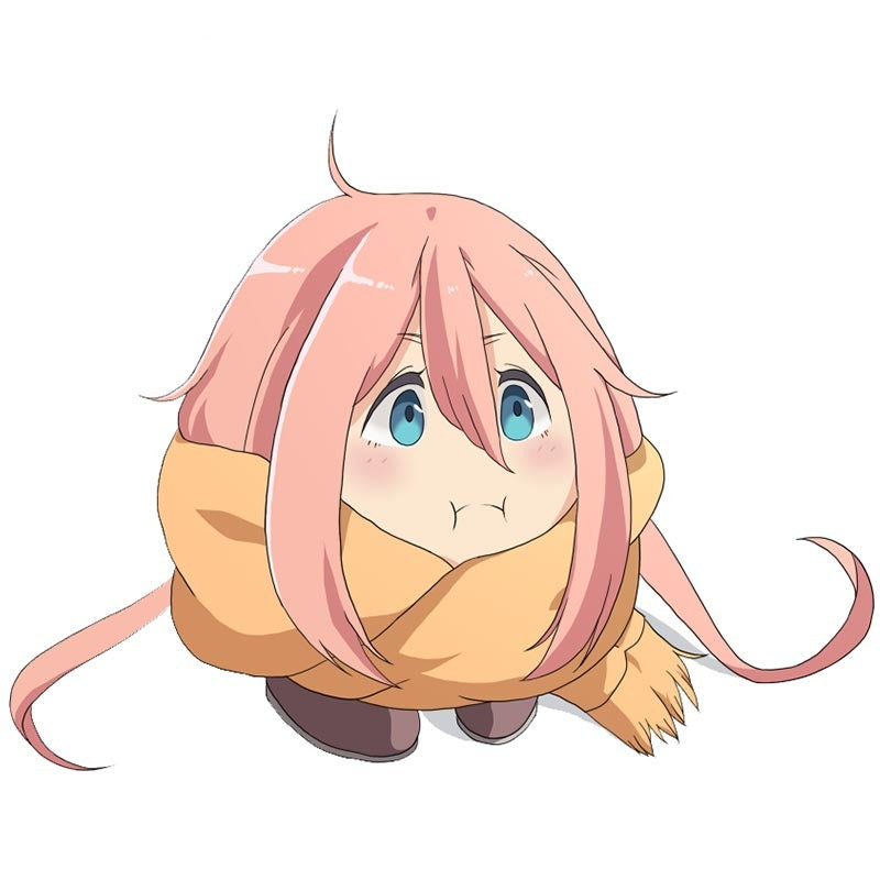 Laid-Back Camp 'Nadeshiko | Scared' Vinyl Car Sticker