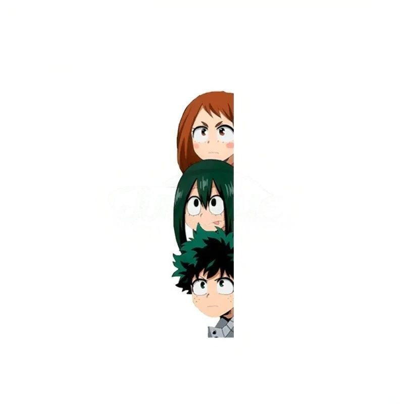 My Hero Academia 'Ochako x Tsuyu x Izuku | Heads' Vinyl Car Peeker Sticker