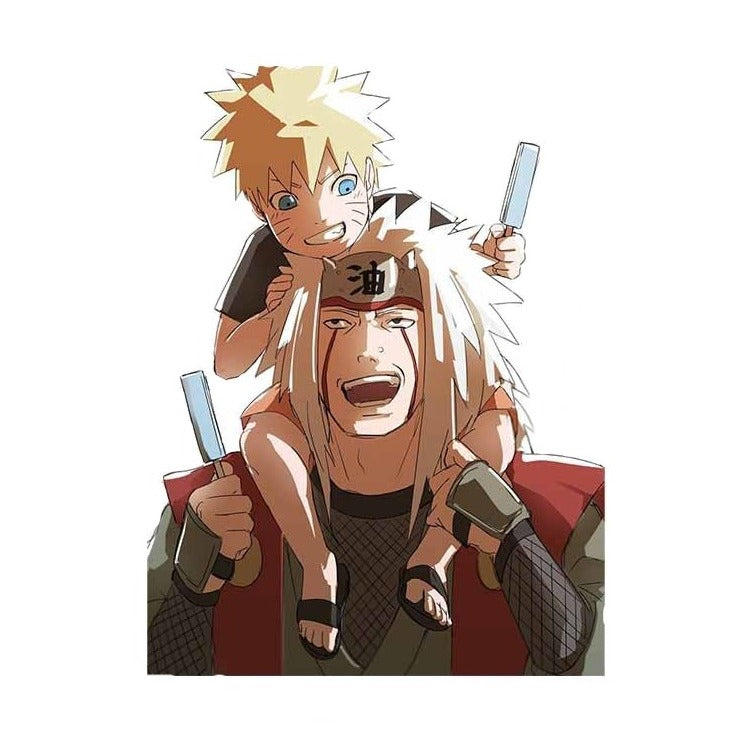 Naruto 'Jiraiya Teasing Naruto' Vinyl Car Sticker
