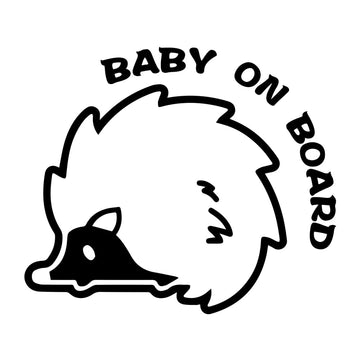 Baby On Board 'Hedgehog | Spiny' Vinyl Car Sticker