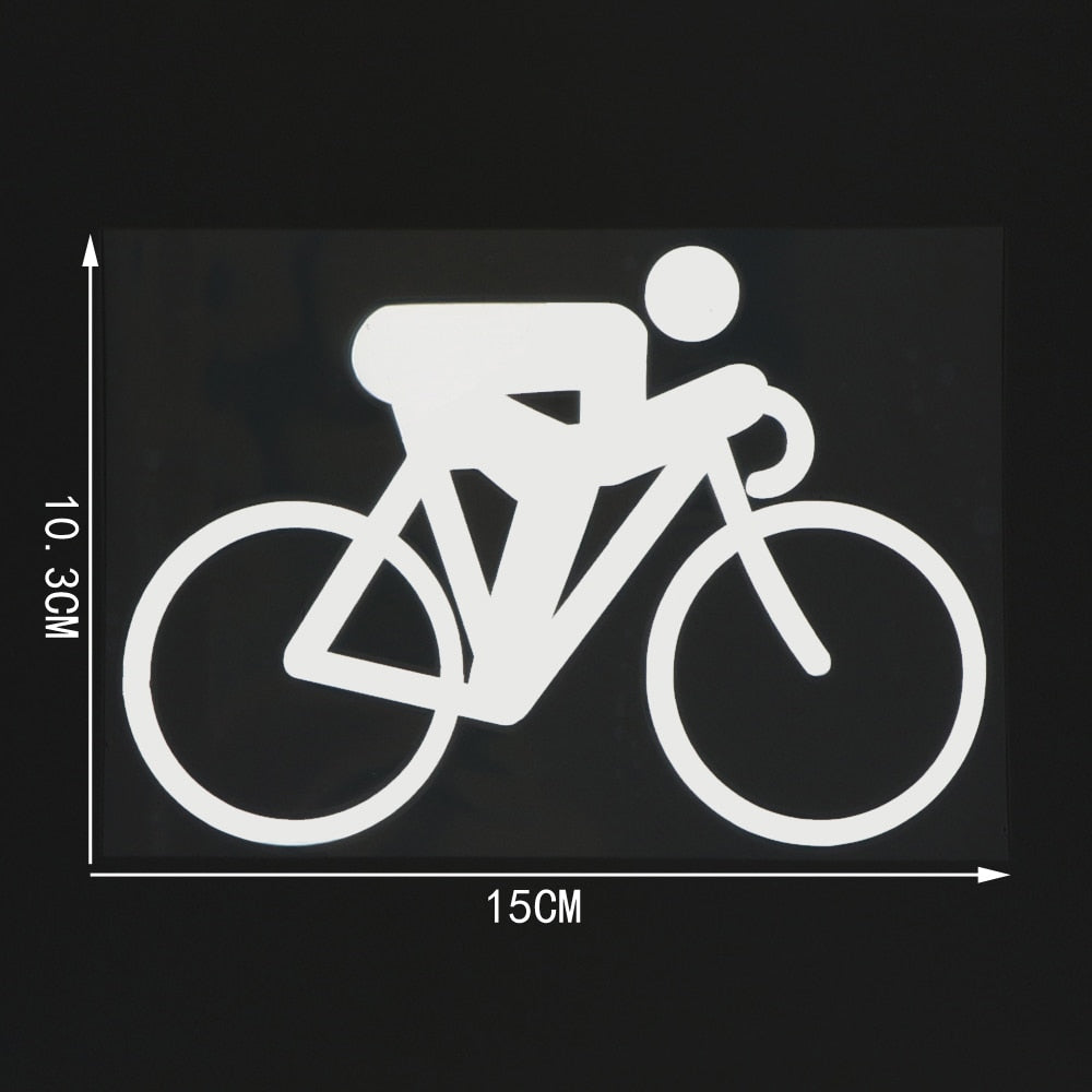 Sports 'Cycling' Vinyl Car Sticker