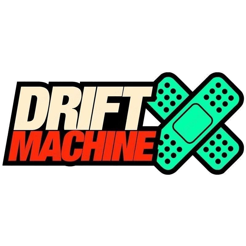 Drift Machine 'Colored Band-aids' Vinyl Car Sticker