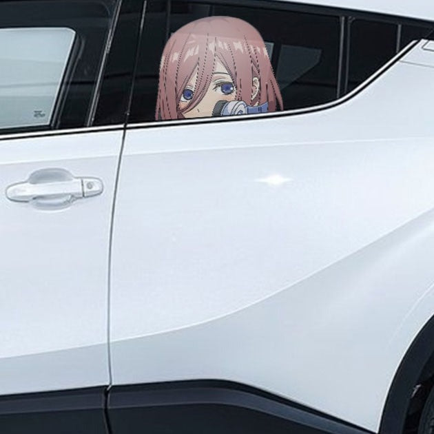 The Quintessential Quintuplets 'Miku Nakano Eyes' Vinyl Car Peeker Sticker