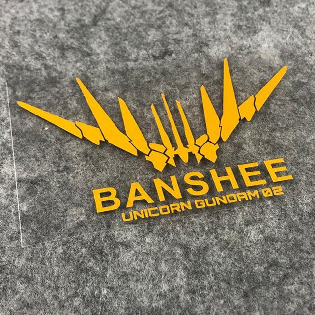 Mobile Suit Gundam 'Banshee Unicorn Gundam 02' Vinyl Car Sticker