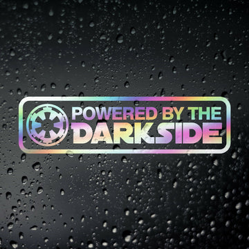Powered By The Darkside 'Imperial Logo' Vinyl Car Sticker