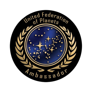 Star Trek 'United Federation of Planets | Ambassador' Vinyl Car Sticker