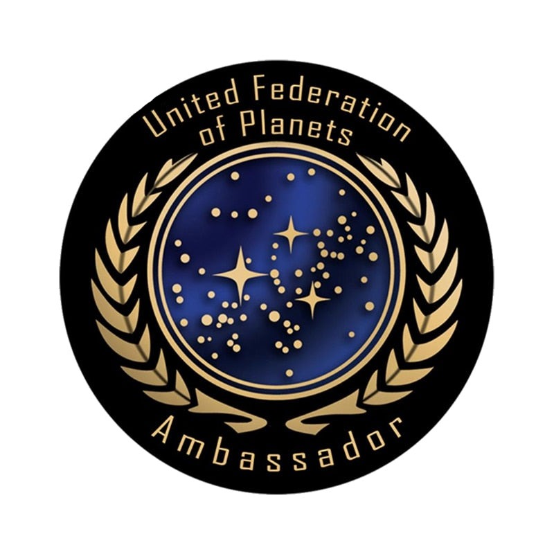 Star Trek 'United Federation of Planets | Ambassador' Vinyl Car Sticker